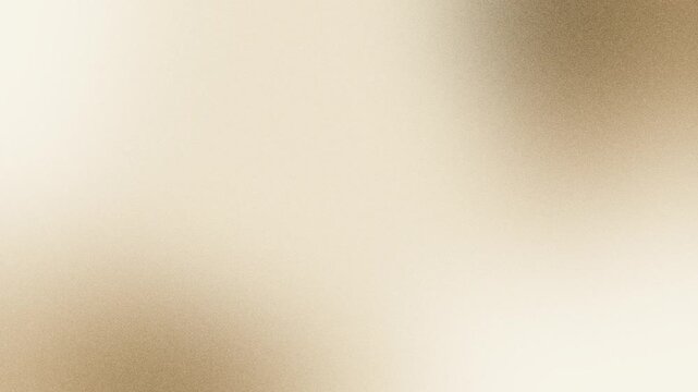 Elegant looping beige gradient animation featuring subtle grain texture and calm tonal blending, perfect for abstract backgrounds, design templates, and business presentation.