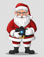 Babbo natale fotografo