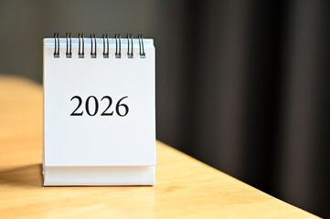 New Year 2026 Calendar on Desk &mdash; Planning, Goals and New Beginnings