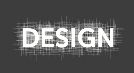 Obraz premium Abstract design illustration with interconnected white lines on a dark gray backdrop