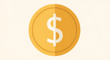 Obraz premium Golden Money Coin