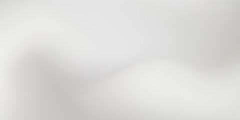 Smooth grey wavy gradient background. Soft neutral liquid wallpaper. Silk nacre color texture for banner, flyer, presentation, graphic design. Abstract blurred wavy backdrop cover. Vector illustration