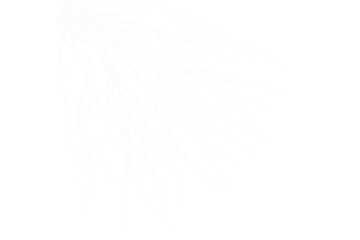 Faint Soft Lightning Veins Illustration with Subtle Branching Energy Lines