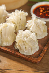 Handmade Siu Mai Dumplings Inner Mongolia Hohhot Traditional Chinese Pork Steamed Dim Sum Pure Authentic Cuisine
