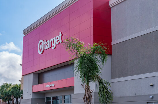 Metairie, LA, USA - November 21, 2025: Front of Target Department Store at the Clearview Mall in the New Orleans suburbs