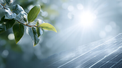 Glowing light bulb with a blurred green background, representing innovation and creativity in a natural setting.	