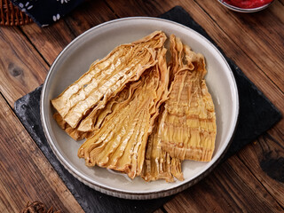 Sundried Bamboo Shoots Huangshan Style Traditional Chinese Ingredient Food Photography