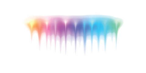 Naklejka premium Print Colorful Gradient Dripping Paint Abstract Background