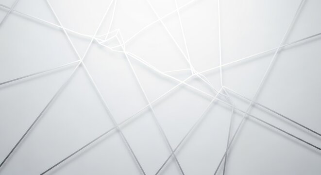 Elegant Abstract White Background with Intersecting Lines for Modern Design Projects