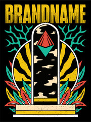 tshirt illustration design