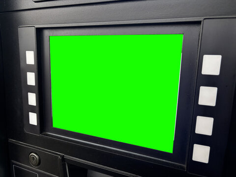 Green Screen Interface at a Gas Pump