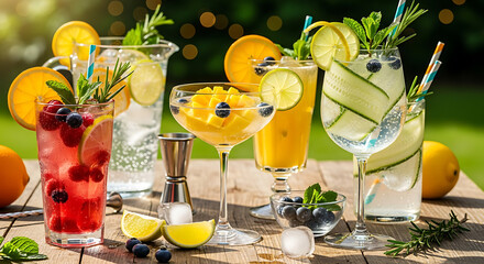 crafting refreshing sparkling mocktails with citrus garnish for summer gatherings 61917837 1