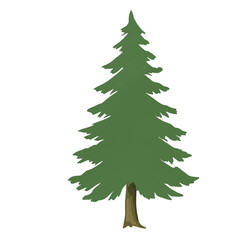 green christmas tree