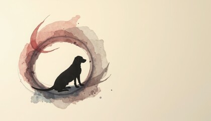 minimal geometric collection with labrador, highrise, togetherness, difficulty, pupil, tissue, coloured