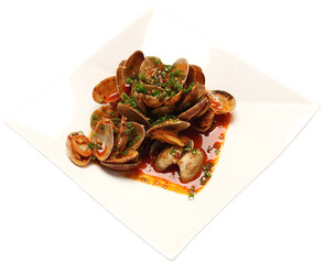 Korean Spicy Marinated Clam Side Dish