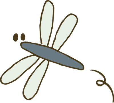 Cute dragonfly character