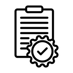 Obraz premium Verified Vector Filled Icon Design