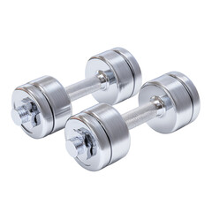 Fototapeta premium dumbbell isolated on white background