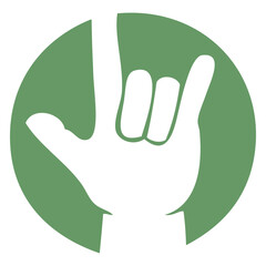 Loser Hand Gesture Icon