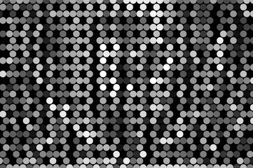 abstract background with dots and geometric shapes