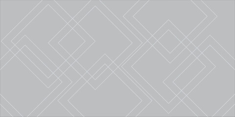 Abstract Geometric Line Pattern Background With Soft Gray And White Diamond Shapes eps10