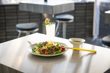 Savory Beef Salad with Fresh Vegetables