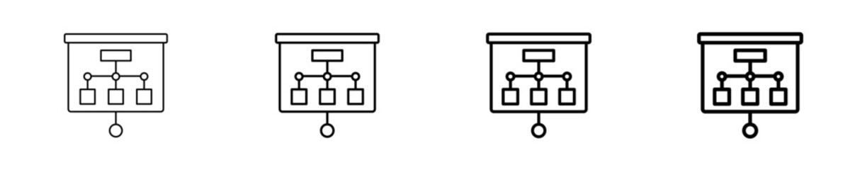 Scenario Planning  Icon Set Different Style Collection