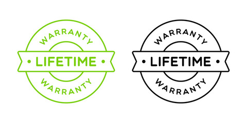 Vector Lifetime Warranty Badge Label