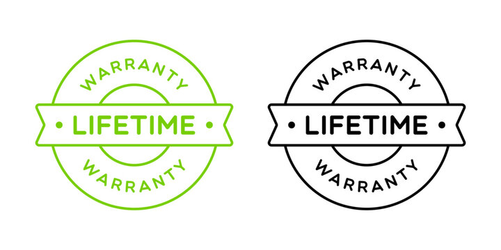 Vector Lifetime Warranty Badge Label