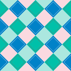 Seamless Pattern of Plaid Design.