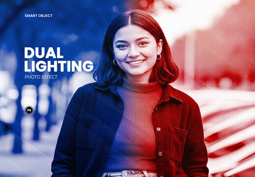 Dual Lighting Photo Effect