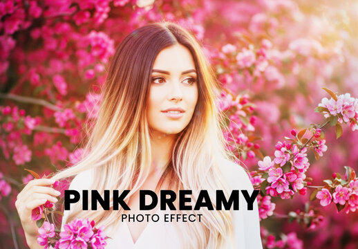 Pink Dreamy Light  Photo Effect