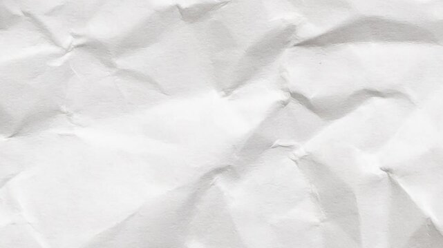  crumpled paper background, crinkled white Paper texture stop motion, crumpled paper texture,
White crumpled paper stop motion background texture. Stop motion animation, paper texture texture,