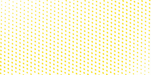 Dotted gradient vector illustration, yellow halftone background
