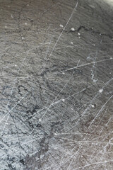 Close-Up of Scratched Metal Surface Texture for Industrial and Abstract Backgrounds