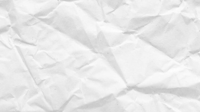 Hand-drawn Film Grain Loop with Light Paper Texture Background, Grunge Texture Overlay,
White crumpled paper stop motion background texture. Crumpled Paper Stop Motion,A seamless loop animation