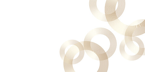 Vector lines geometric circles white background white circles geometric line art design white geometric overlapping circle background with shadow. Vector circles template vector design.