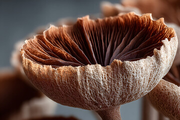 Close-up of mushroom texture