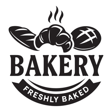  bakery logo vector icon illustration