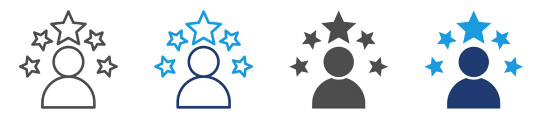 experience icon sheet with multiple style