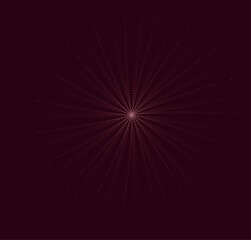 Dark Radial Starburst Abstract Background