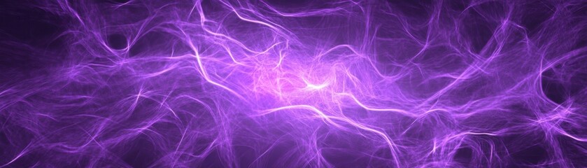 Abstract purple electric energy background for creative projects.