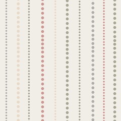 Seamless polka dot pattern with vertical pastel stripes