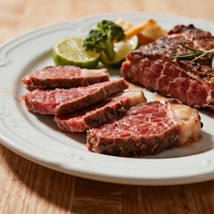 Fototapeta premium Brisket Coarse meat cuts