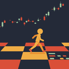 The Traders Race Running the Bull Market Candlestick Path