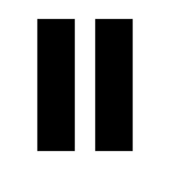 Naklejka premium bars glyph icon