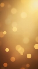 Blurred gold background with circles of light