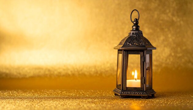 old fashioned lantern on the wall