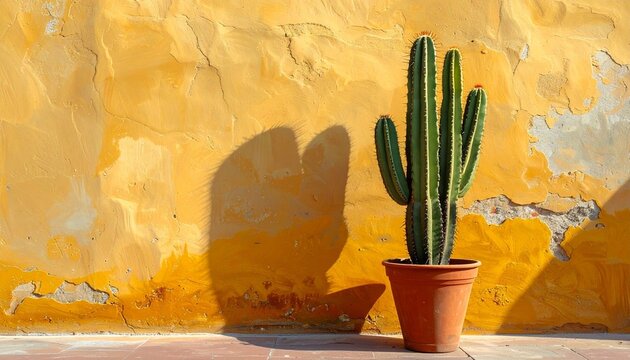 cactus in the pot 