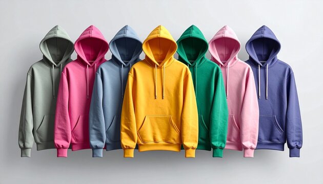 colorful shirts on hangers